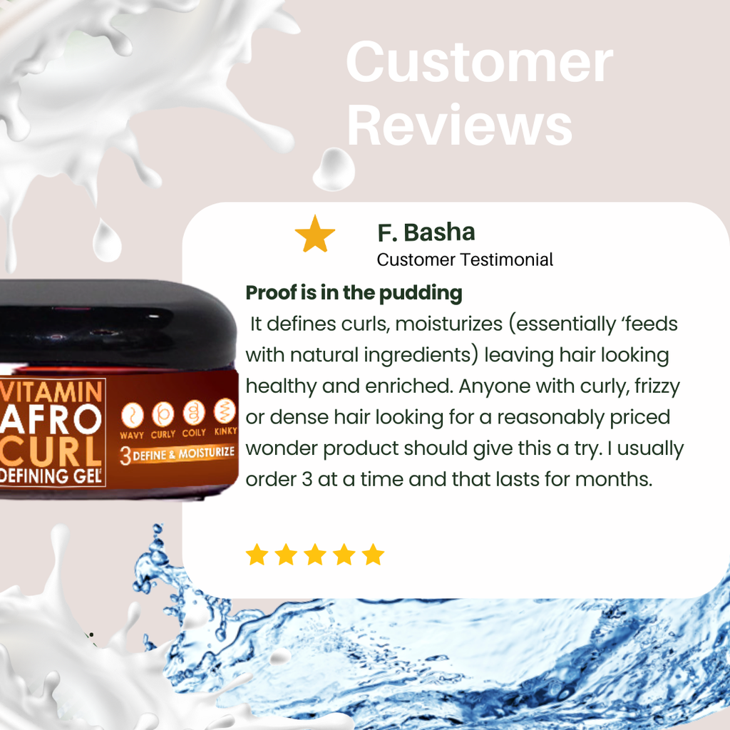 Vita Afro Curl Defining Gel <br> Best Luxury Curly Hair Products