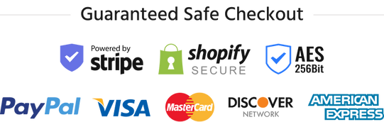 Payment options and logos like paypal, visa, mastercard, american express for Natural hair care  En'tyce plant-based medicinal luxury products.