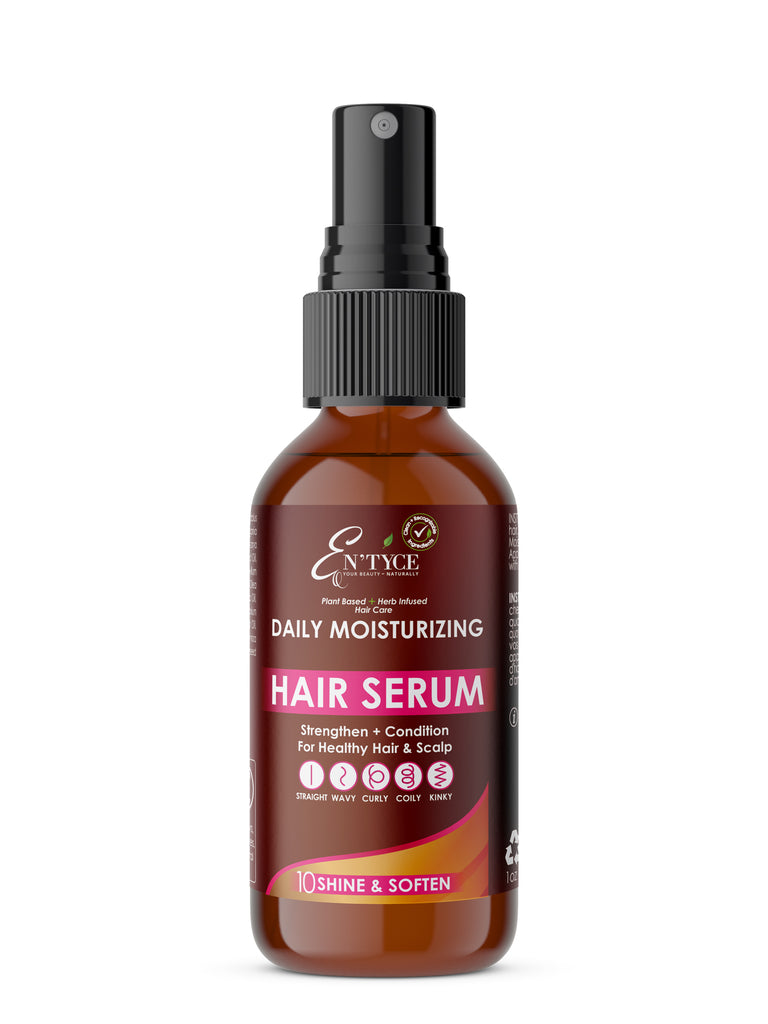 Daily Moisturizing Hair Serum handmade plant-based herb-infused medicinal luxury hair care