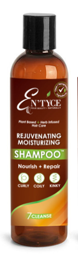 Rejuvenating Moisturizing Shampoo handmade plant-based herb-infused medicinal luxury hair care for curly, kinky, coily hair