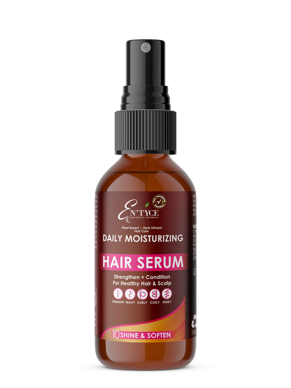 Daily Moisturizing Hair Serum handmade plant-based herb-infused medicinal luxury hair care