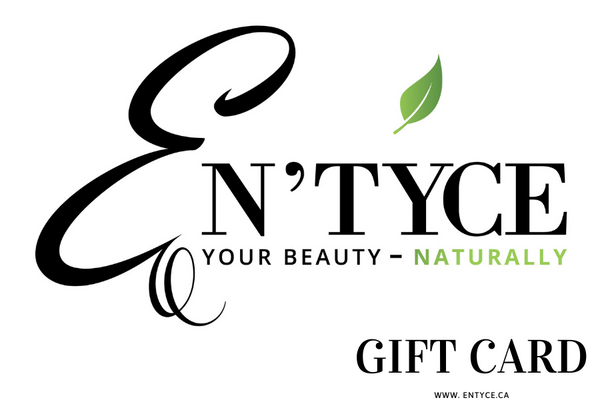 En'tyce Your Beauty Naturally handmade plant-based herb-infused medicinal luxury hair care brand Gift card